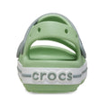 Fair Green-Dusty Green - Side - Crocs Childrens-Kids Crocband Play Sandals