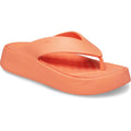 Sunkissed - Front - Crocs Womens-Ladies Getaway Platform Flip Flops