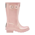 Bella - Side - Hunter Childrens-Kids Original Pearlised Wellington Boots