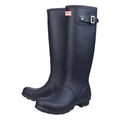 Navy - Pack Shot - Hunter Womens-Ladies Original Tall Wellington Boots
