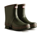 Dark Olive-Clay - Front - Hunter Mens Gardener Short Wellington Boots