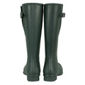 Dark Olive - Back - Hunter Mens Original Adjustable Side Tabs Wellington Boots