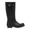 Black - Back - Hunter Mens Original Adjustable Side Tabs Wellington Boots