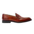 Burnt Tan - Pack Shot - Base London Mens Kennedy Leather Loafers