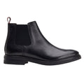 Black - Lifestyle - Base London Mens Portland Leather Chelsea Boots