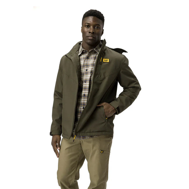 Moss - Side - Caterpillar Unisex Adult Lightweight Insulated Jacket