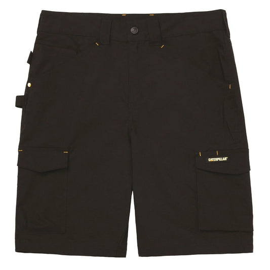 Black - Front - Caterpillar Mens Nexus Stretch Shorts