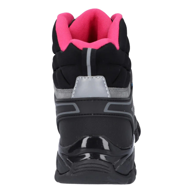 Grey-Fuchsia - Back - Hi-Tec Mens V-Lite Explorer Suede V-Lite Waterproof Hiking Boots