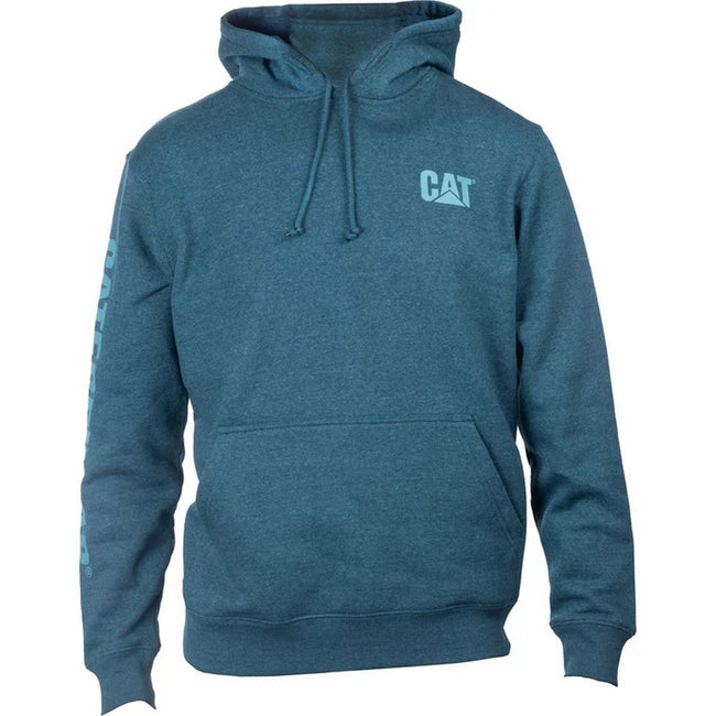 Mallard Blue - Front - Caterpillar Mens Trademark Banner Hoodie
