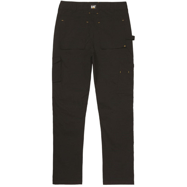 Black - Back - Caterpillar Mens Nexus Stretch Work Trousers