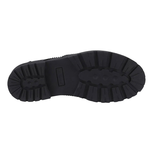 Black - Back - Hush Puppies Girls Maxine School Shoes