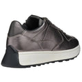 Gun Metal - Back - Geox Womens-Ladies D Amabel A Leather Trainers