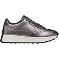 Gun Metal - Side - Geox Womens-Ladies D Amabel A Leather Trainers