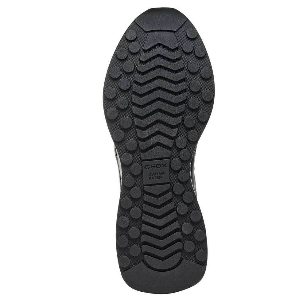 Gun Metal - Lifestyle - Geox Womens-Ladies D Amabel A Leather Trainers