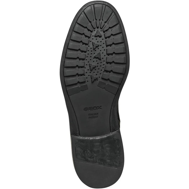 Black - Side - Geox Mens Tiberio Ankle Boots