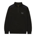 Black - Front - Caterpillar Unisex Adult Quarter Zip Sweatshirt