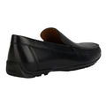 Black - Back - Geox Mens U Kosmopolis Leather Grip Moccasins
