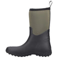 Green - Side - Cotswold Womens-Ladies Ashmead Neoprene Wellington Boots