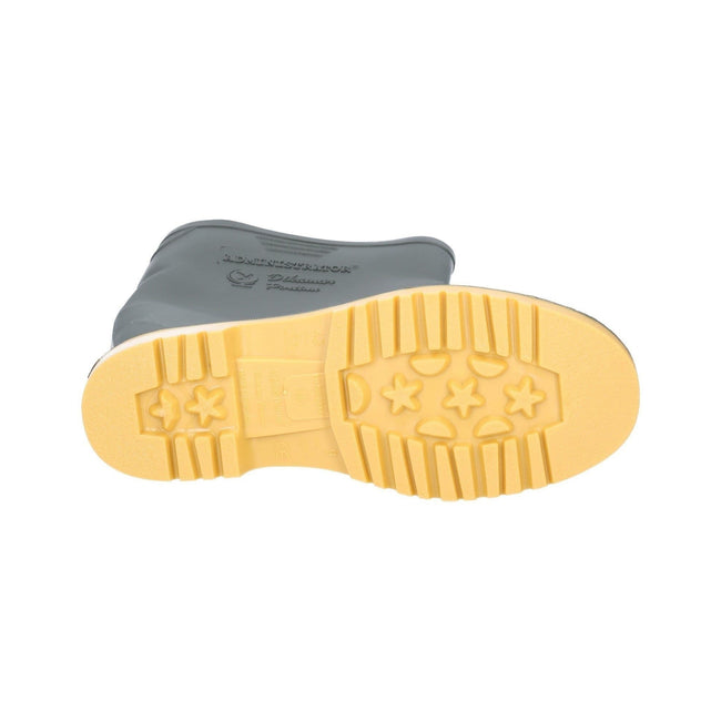 Green - Side - Dikamar Administrator Wellington - Mens Boots - Plain Rubber Wellingtons