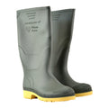 Green - Front - Dikamar Administrator Wellington - Mens Boots - Plain Rubber Wellingtons