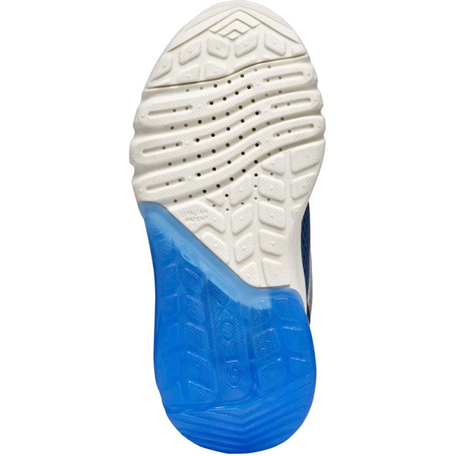 Navy - Close up - Geox Childrens-Kids Ciberdron Trainers