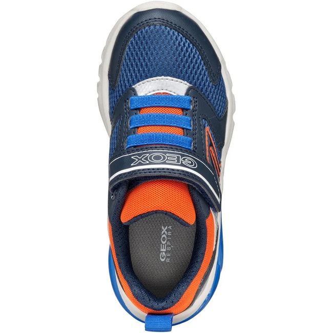 Navy - Pack Shot - Geox Childrens-Kids Ciberdron Trainers