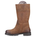 Tan - Side - Cotswold Womens-Ladies Bushcombe Leather Mid Calf Boots