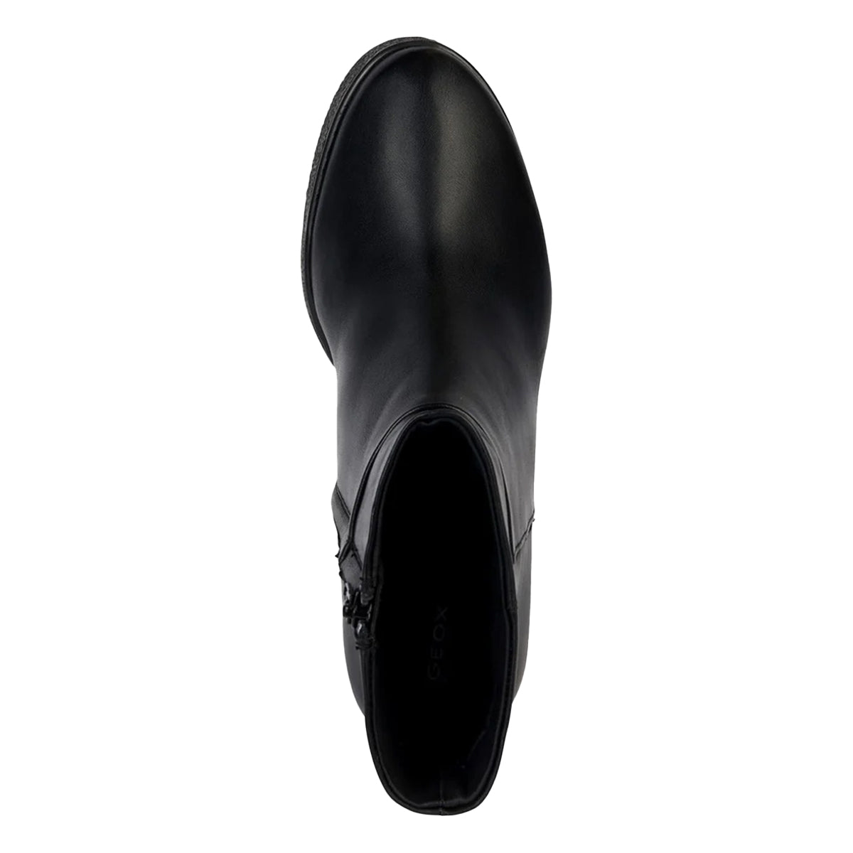 Black - Lifestyle - Geox Womens-Ladies D Eildea B Patent Leather Wedge Ankle Boots