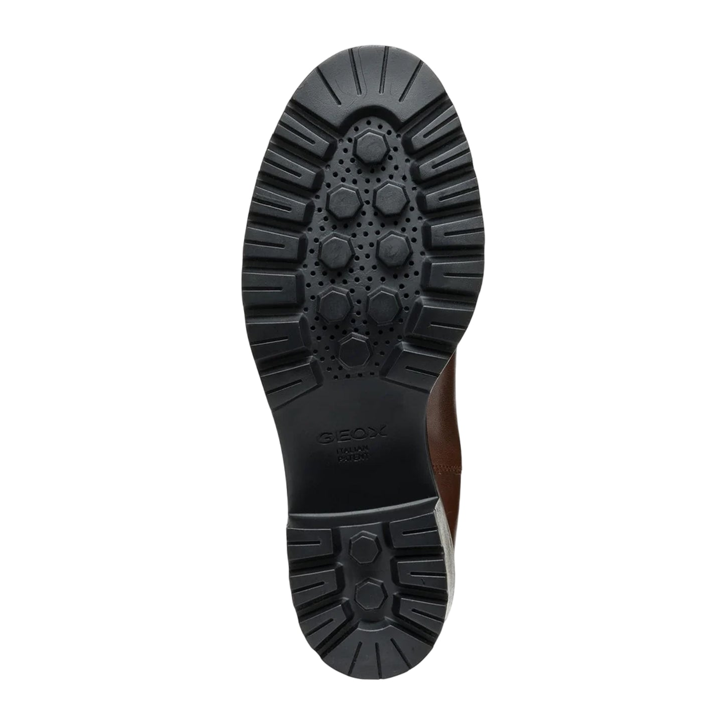 Dark Brown - Pack Shot - Geox Womens-Ladies Damiana Leather Ankle Boots