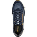 Navy - Lifestyle - Geox Womens-Ladies Desya Patent Leather Trainers