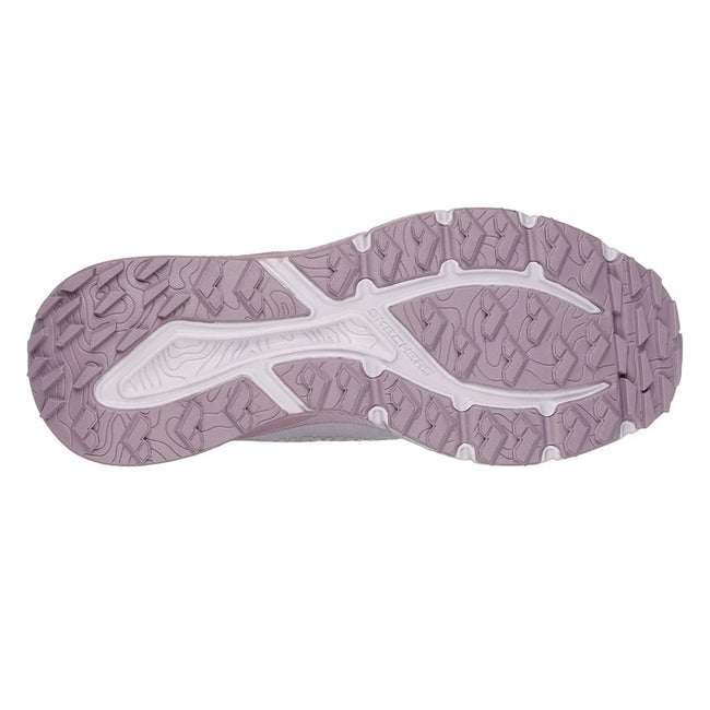 Pink-Grey - Pack Shot - Skechers Womens-Ladies Switch Back Mist Hiking Shoes