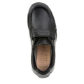 Black - Lifestyle - Geox Boys Snake loafer Patent Leather Moccasin School Shoes