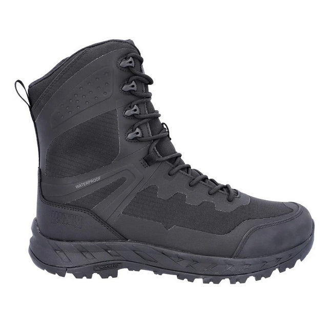 Black - Side - MAGNUM Mens Ultima Pro 8.0 Waterproof Side Zip Safety Boots