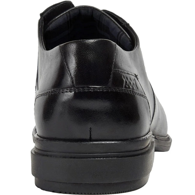 Black - Back - POD Mens Savage Leather Formal Shoes