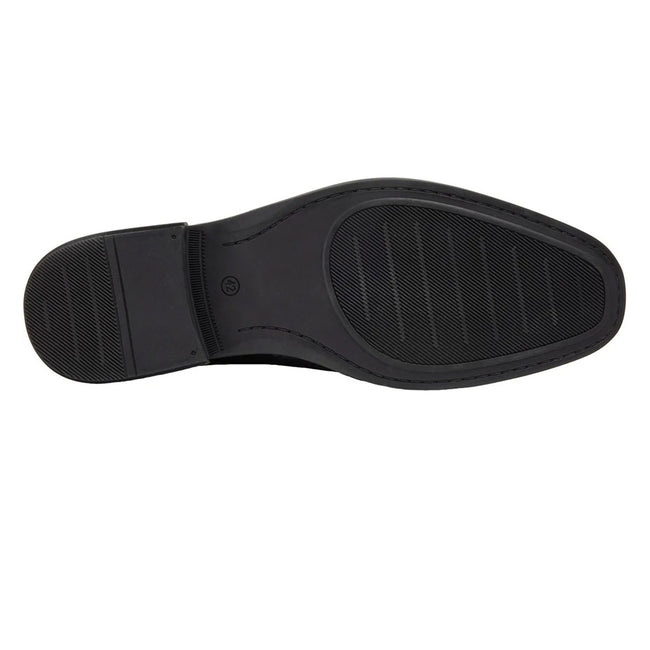Black - Side - POD Mens Savage Leather Formal Shoes