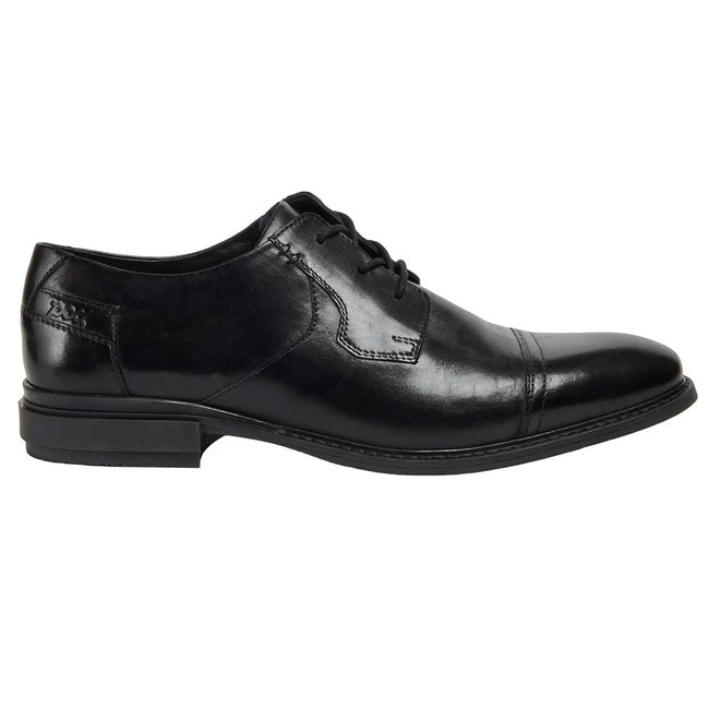 Black - Lifestyle - POD Mens Savage Leather Formal Shoes