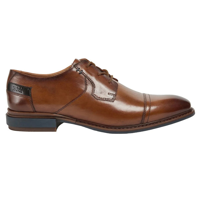 Cognac - Lifestyle - POD Mens Savage Leather Formal Shoes