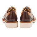 Tan - Back - POD Mens Kortney Leather Brogues