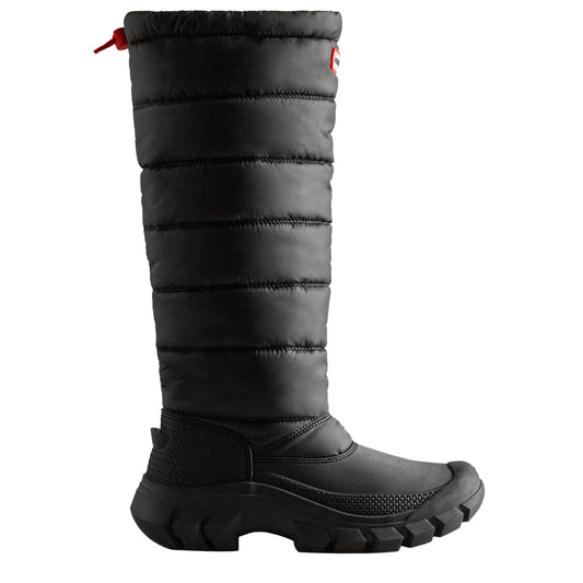 Black - Front - Hunter Womens-Ladies Intrepid Tall Snow Boots