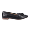 Black - Side - Hush Puppies Womens-Ladies Marissa Leather Tassel Loafers