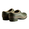 Dark Olive-Clay - Back - Hunter Mens Gardener Clogs