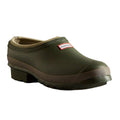 Dark Olive-Clay - Front - Hunter Mens Gardener Clogs