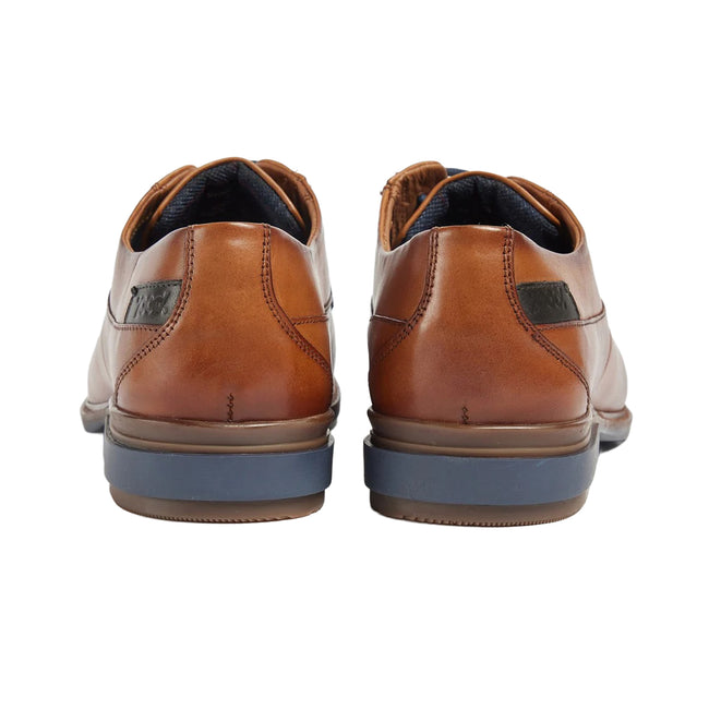 Cognac - Back - POD Mens Smyth Leather Formal Shoes
