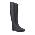 Black - Front - Hunter Womens-Ladies Refined Riding Tall Matte Wellington Boots