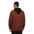 Red Ochre - Back - Dickies Mens Flannel Hooded Shirt