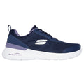 Navy-Lavender - Back - Skechers Womens-Ladies Dynamight 2.0 New Heights Skech-Air Trainers
