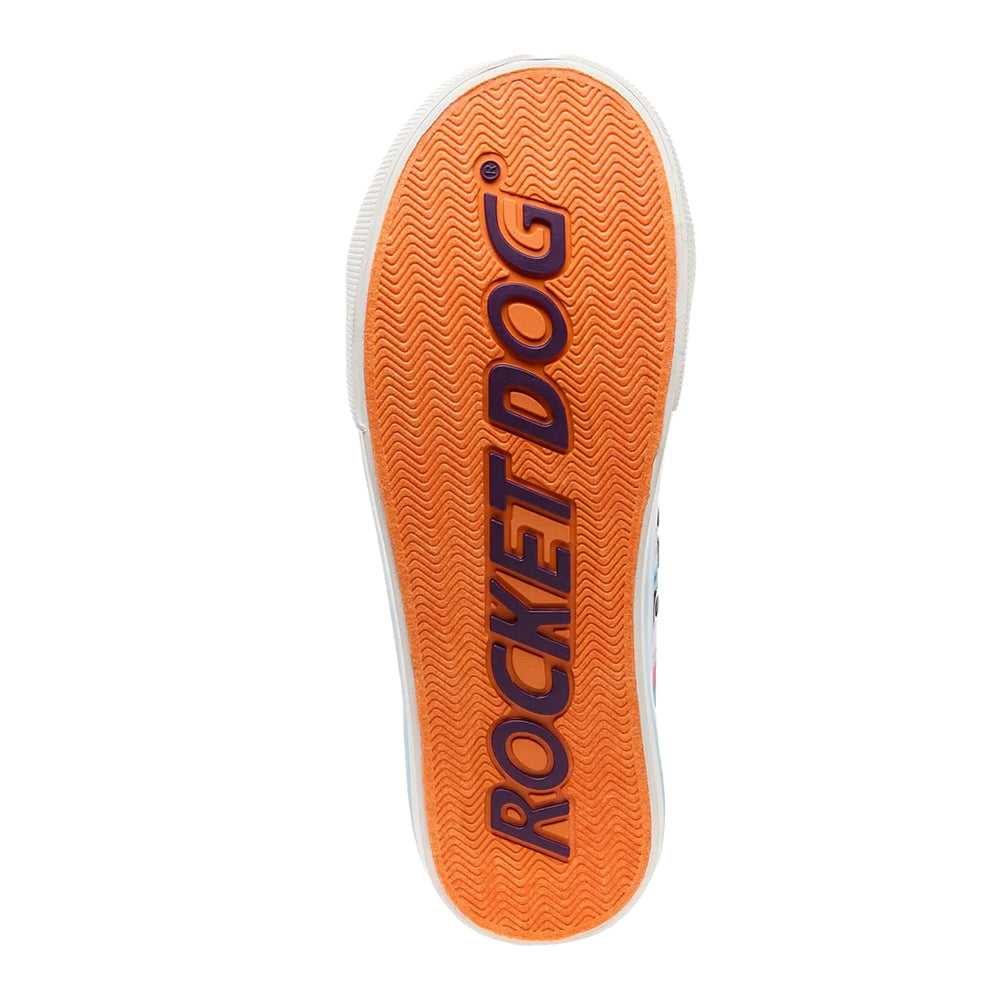 Rainbow - Side - Rocket Dog Womens-Ladies Jazzin Dens Trainers