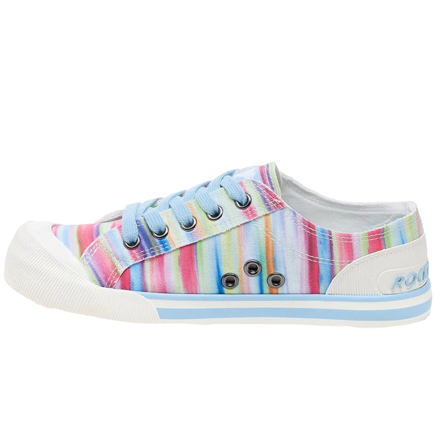 Rainbow - Back - Rocket Dog Womens-Ladies Jazzin Dens Trainers