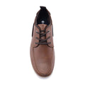 Brown - Side - Sperry Mens Moc Neo Boat Shoes