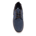 Navy - Side - Sperry Mens Moc Neo Boat Shoes